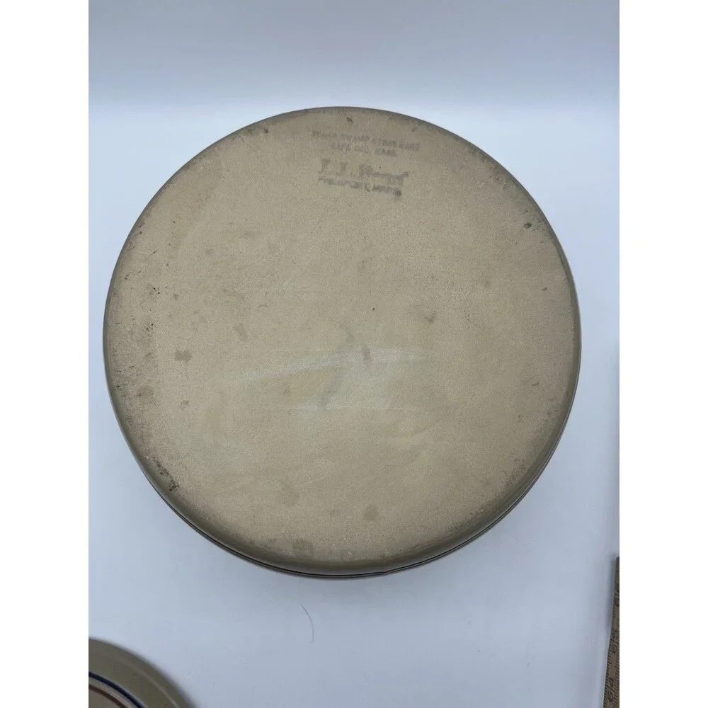 Vintage LL Bean Cedar Swamp Stoneware Crock, w/ Lid